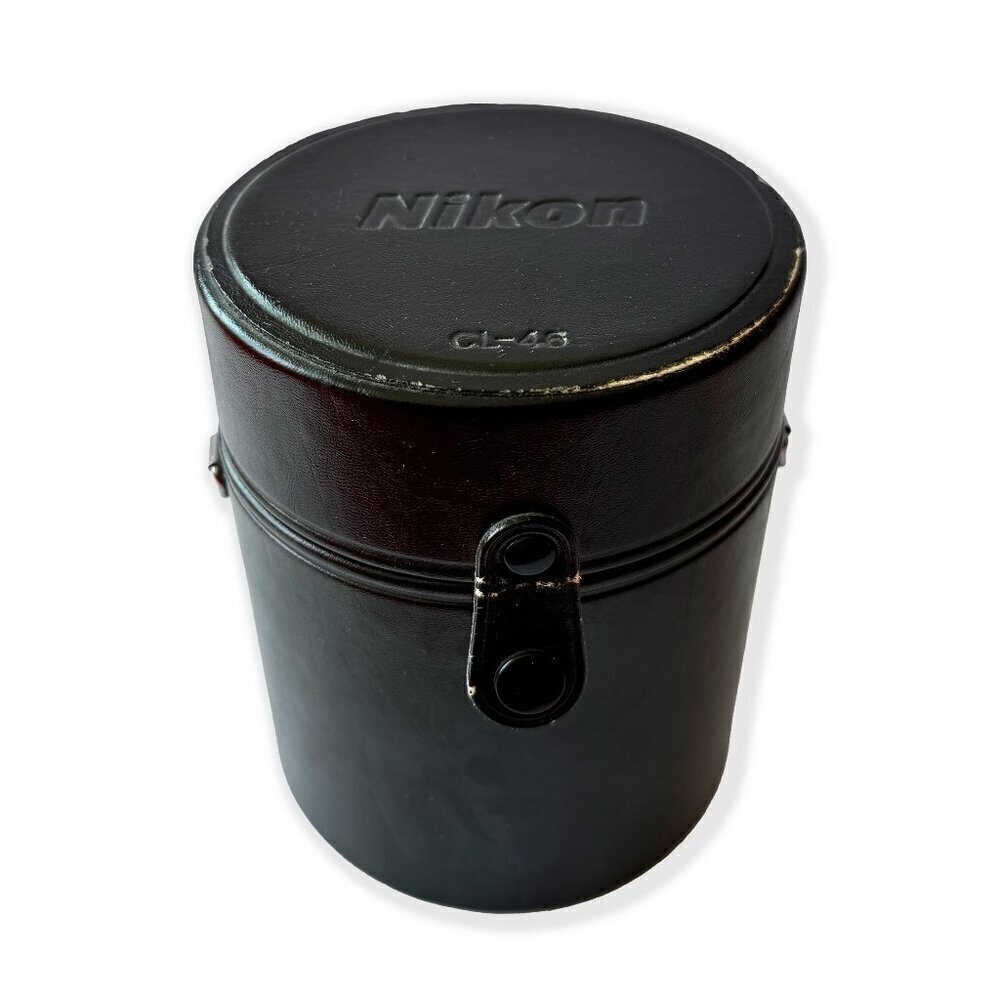 Vintage Nikon CL-46 Black Camera Lens Holder Case – Made in Japan, 60s-80s